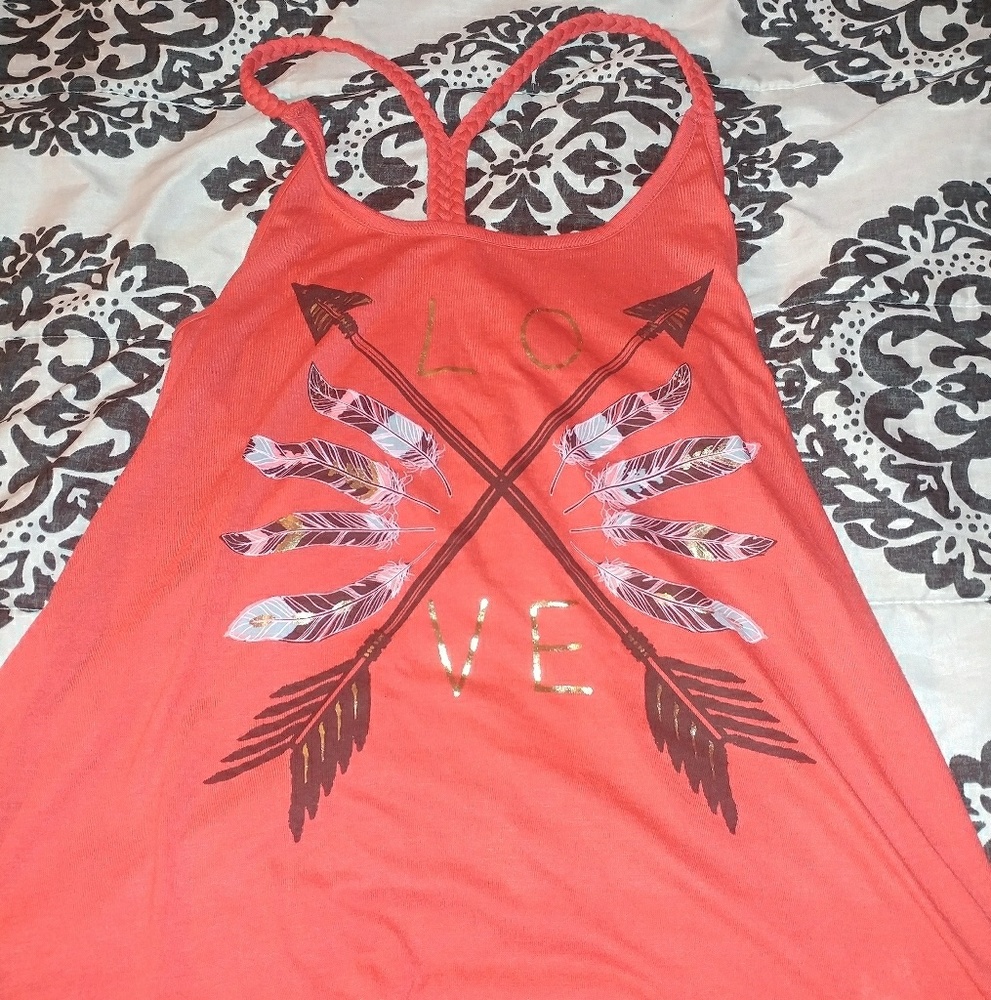 Red tank top